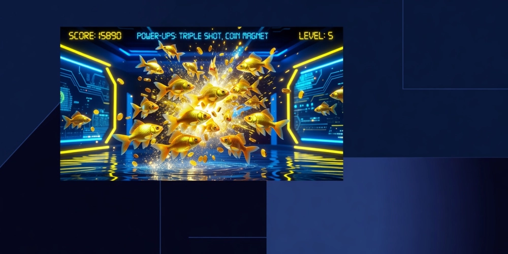 Hình ảnh giao diện bắn cá vàng trên W88 với hiệu ứng nổ hũ hấp dẫn