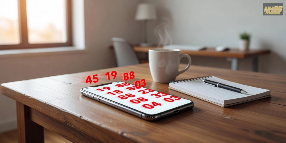 Hình ảnh minh họa cập nhật kết quả xổ số nh88 realtime trên ứng dụng di động