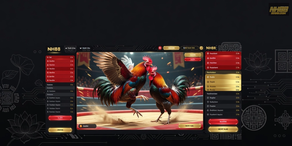 Khái niệm đá gà trực tuyến nh88 được minh họa qua giao diện nền tảng cá cược hiện đại