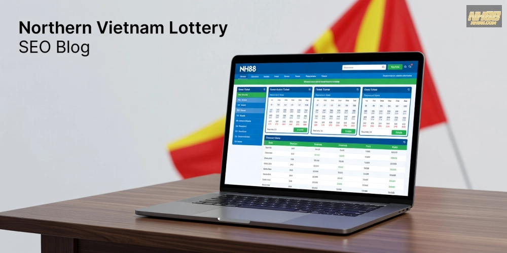 Minh họa khái niệm xổ số miền Bắc trên nền tảng NH88 với giao diện hiện đại và an toàn